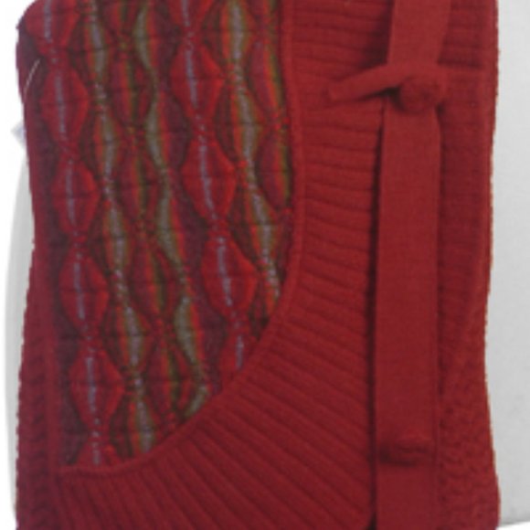 Burgundy Multicolor Peruvian Bag - Picture 3 of 3